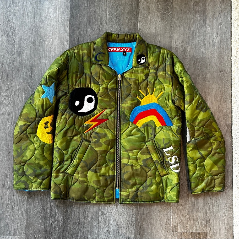 ❌SOLD❌CPFM x Human Made Lysergic - LSD Camo Military Jacket - Sz 1 - FW 21